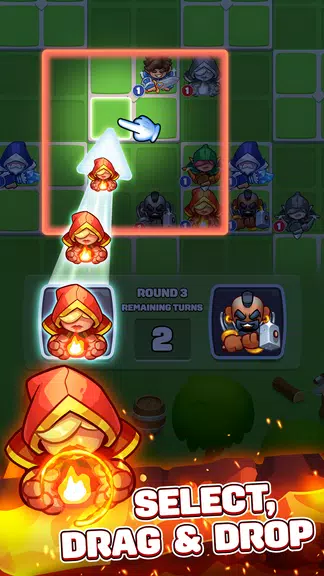 Hero Tactics: 2 Player Game Schermafbeelding 0