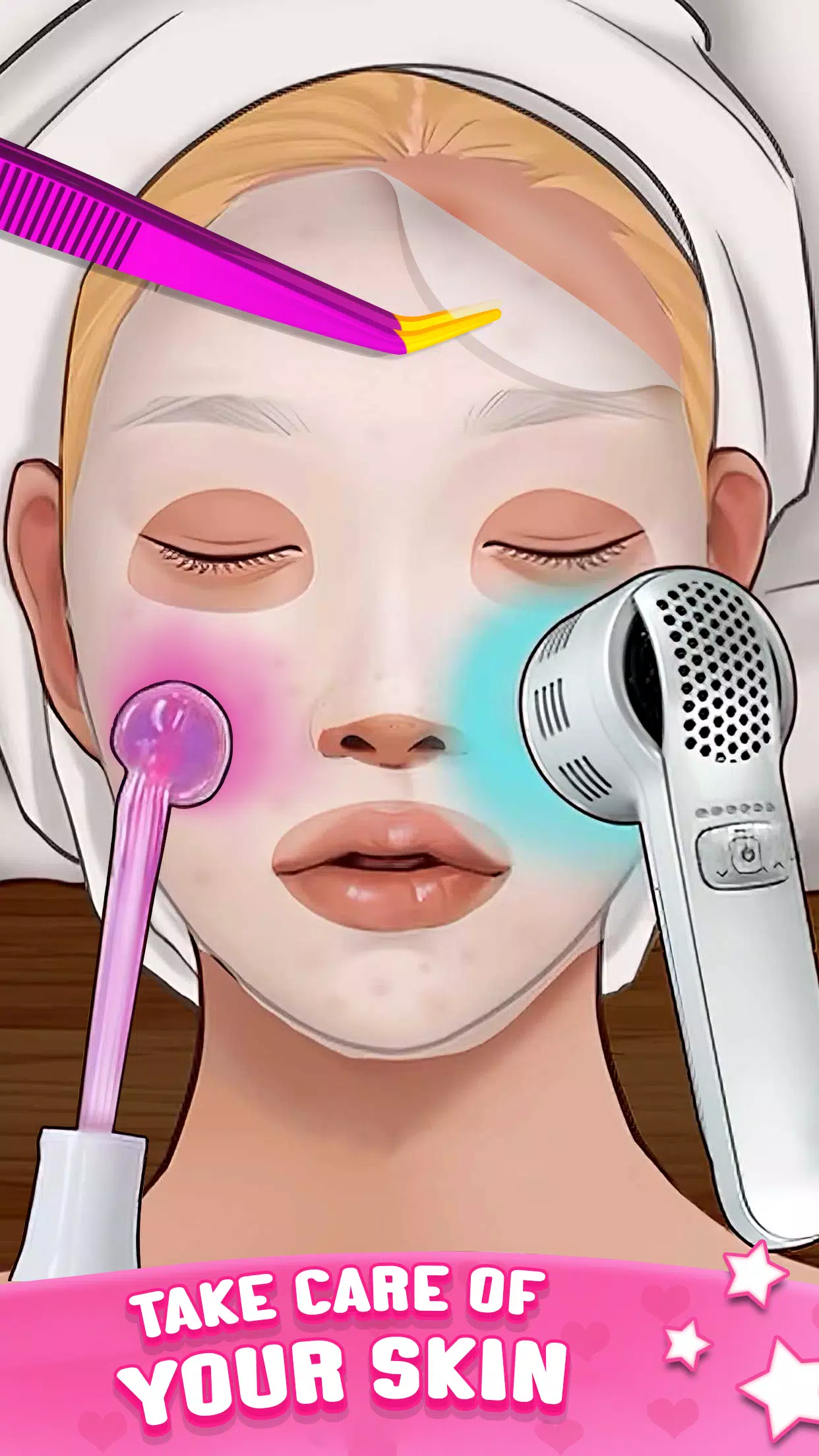 ASMR Doctor Game: Makeup Salon Ảnh chụp màn hình 3