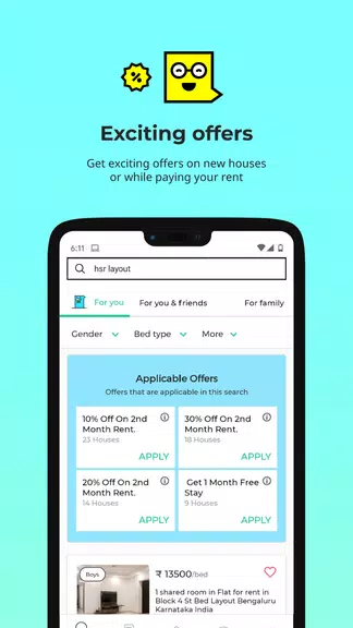 Nestaway-Rent a House/Room/Bed 스크린샷 0