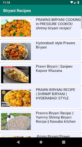 1000+ Biryani Recipes 螢幕截圖 3