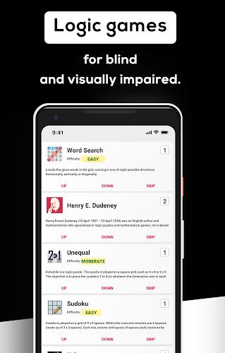 Games for visually impaired Скриншот 0