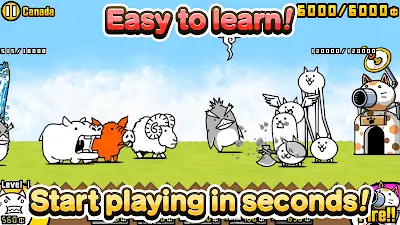 The Battle Cats Mod APK ภาพหน้าจอ 1