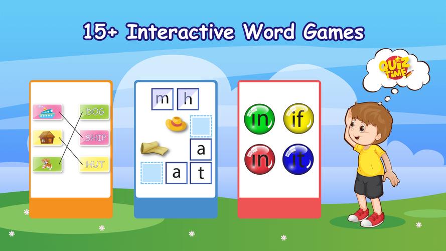 Kids Learn Rhyming Word Games Zrzut ekranu 1