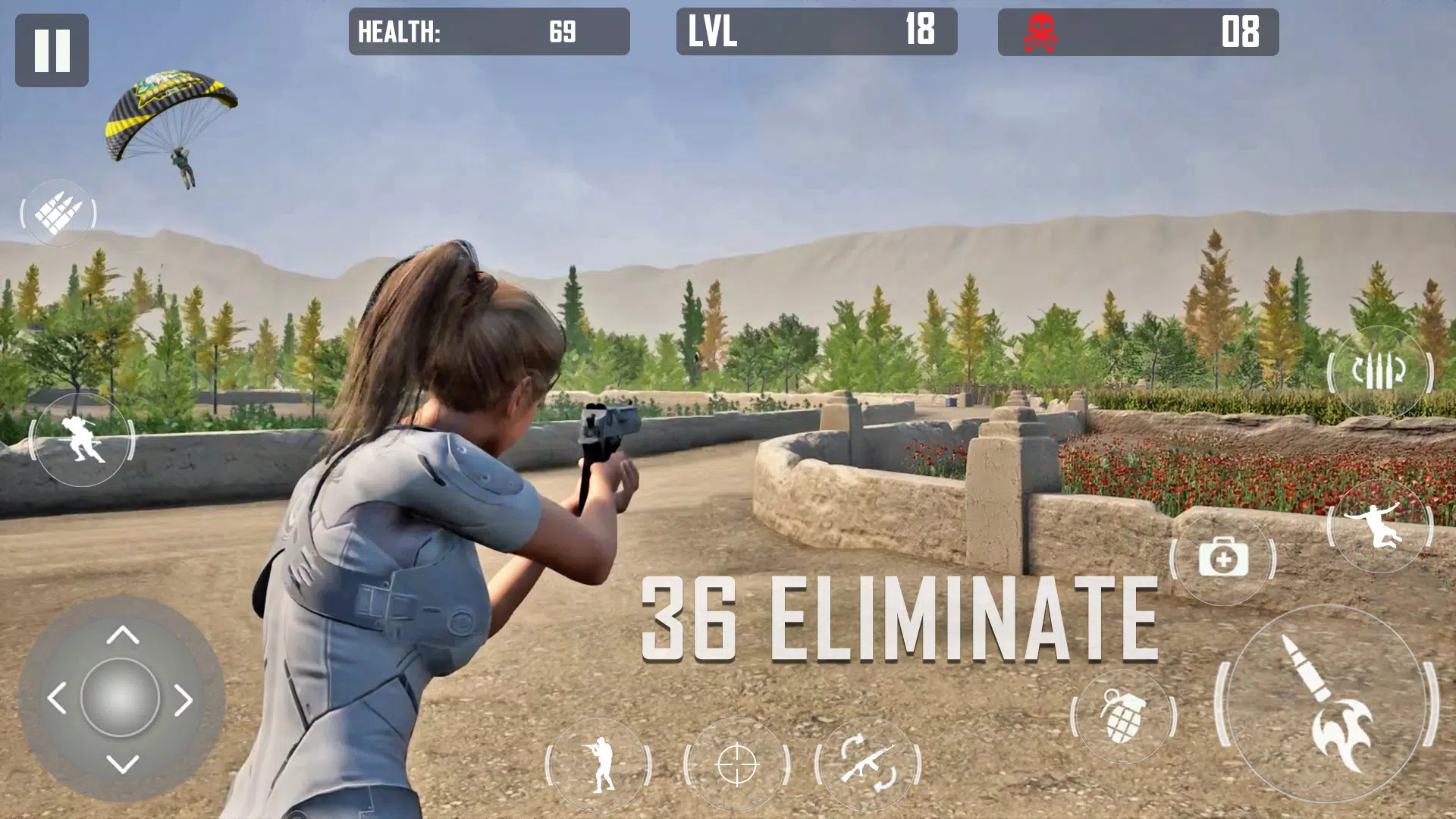 Squad Fire Gun Games - Battleg スクリーンショット 0