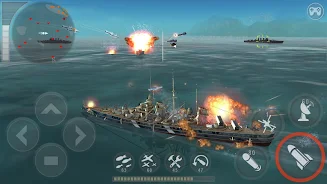 WARSHIP BATTLE:3D World War II Ekran Görüntüsü 1