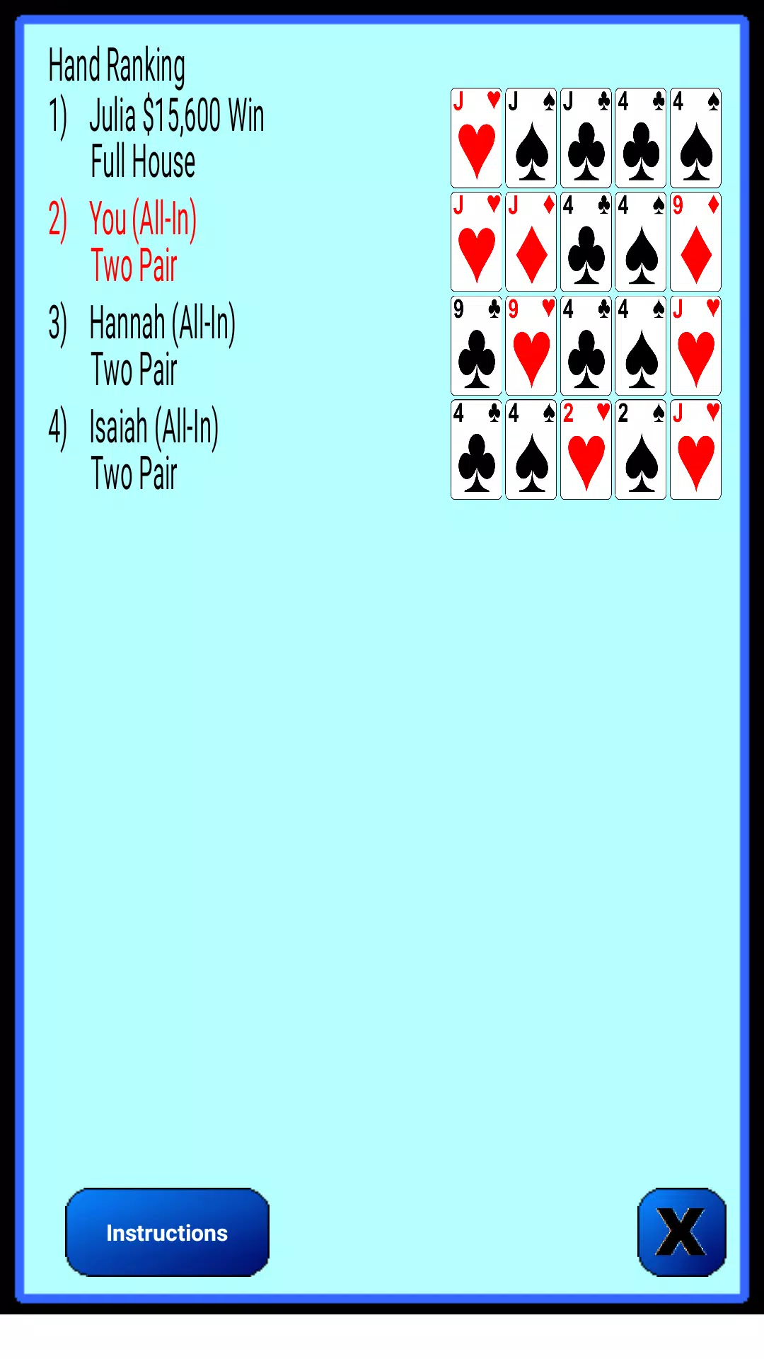 Texas Hold’em Poker Tangkapan skrin 1