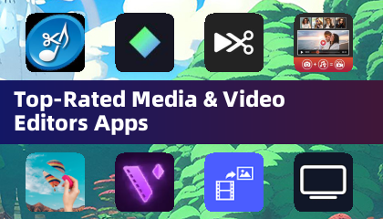 Bestbewertete Medien- und Videoeditor-Apps