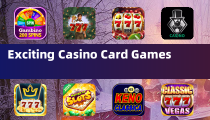 Jeux de cartes de casino passionnants