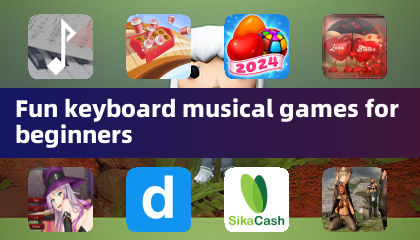 Jogos musicais de teclado divertidos para iniciantes