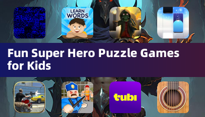 兒童趣味超級英雄拼圖遊戲