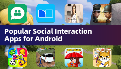 Aplicativos Populares de Interação Social para Android