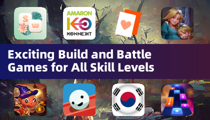 Jeux de construction et de combat passionnants pour tous les niveaux de compétence
