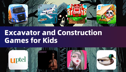 Jogos de Escavadora e Construção para Crianças